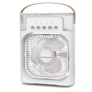 VENTILADOR HUMIDIFICADOR PORTÁTIL 3 EN 1