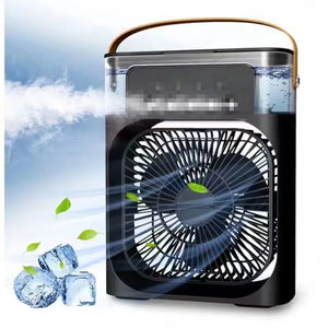 VENTILADOR HUMIDIFICADOR PORTÁTIL 3 EN 1